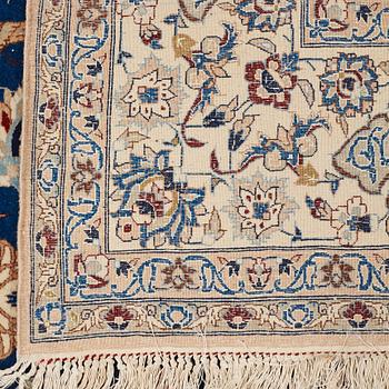 A CARPET, old NAIN, ca 251 x 155,5-158 cm.