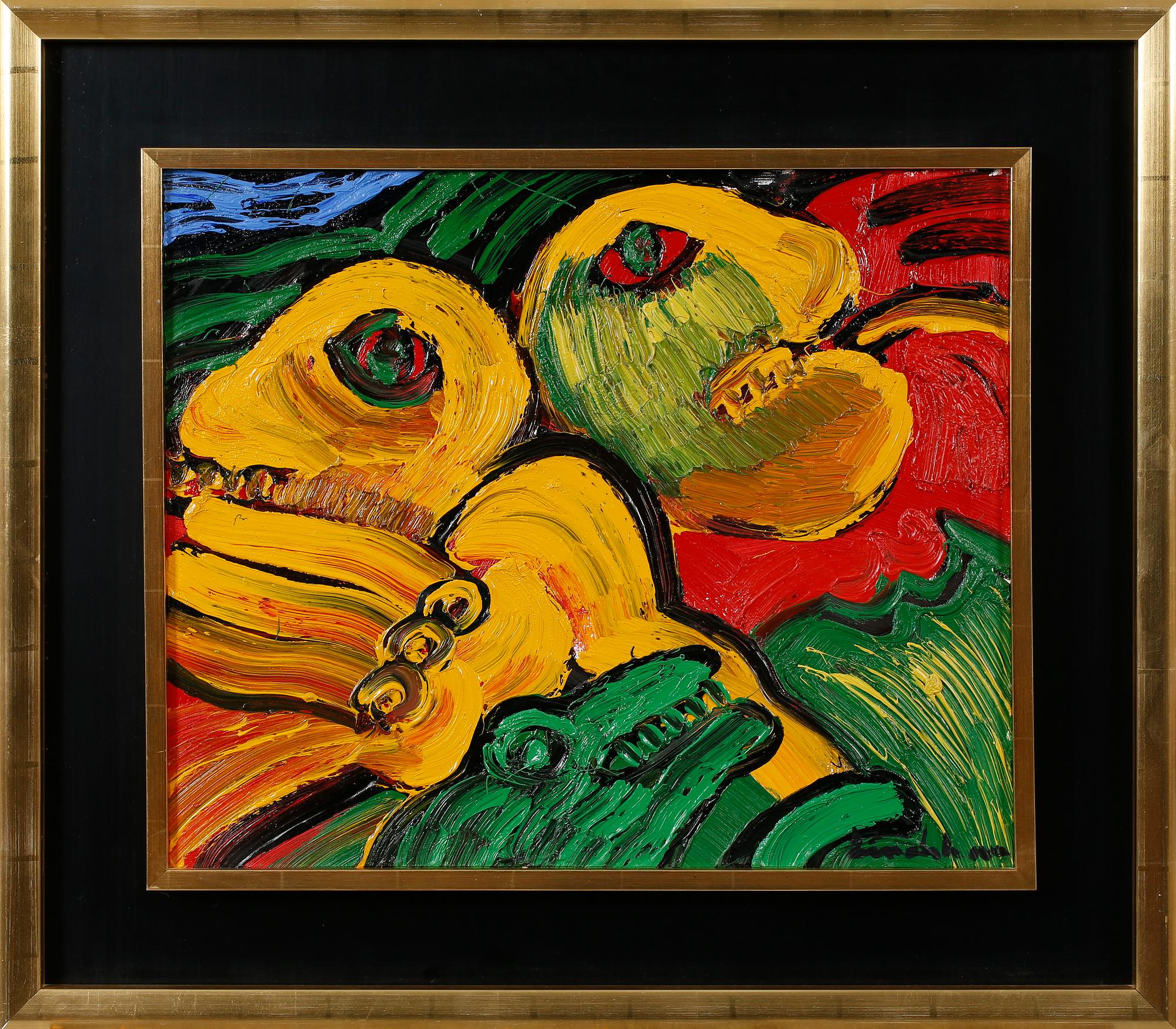 BENGT LINDSTRÖM, oil on canvas, signed Lindström.