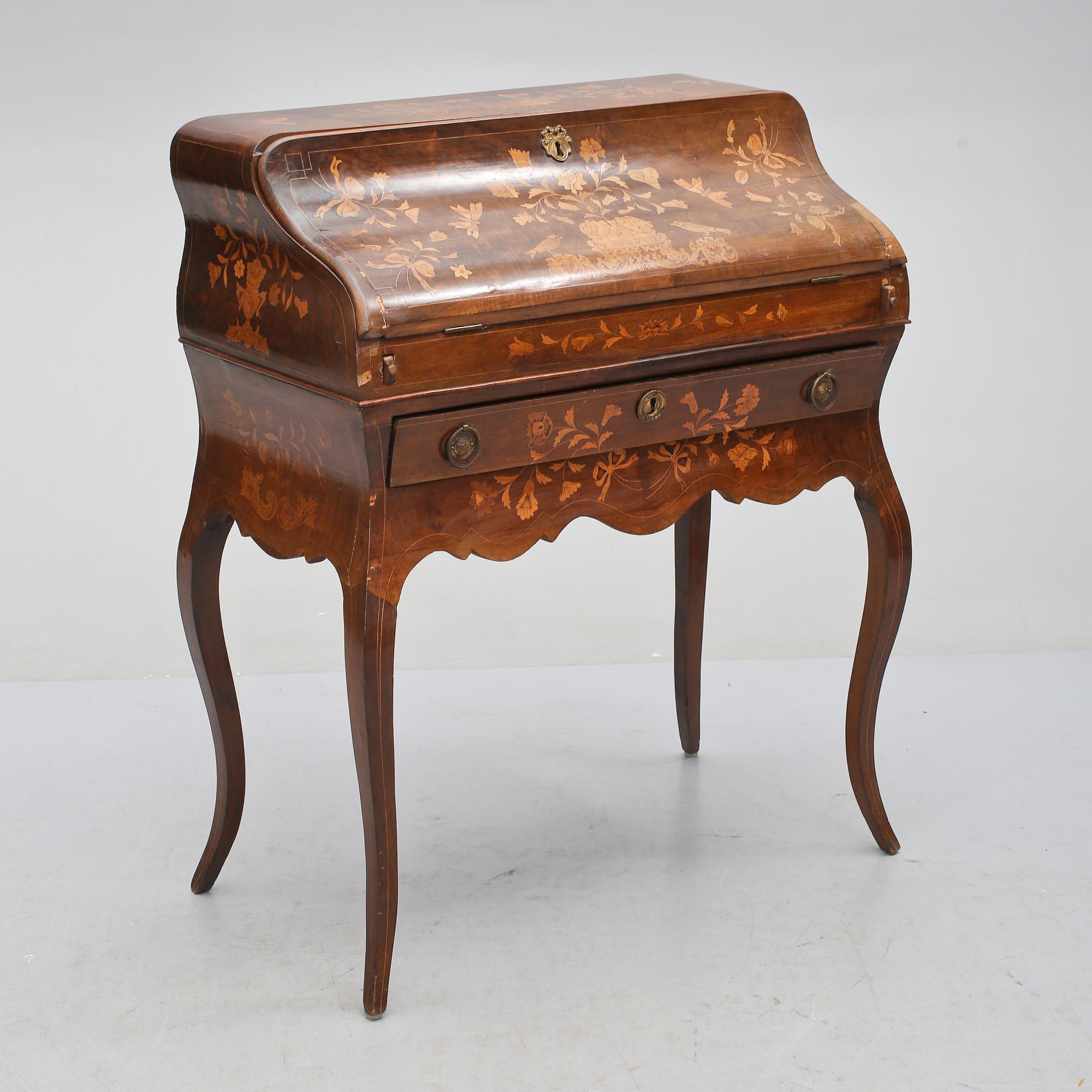 SEKRETÄR, Louis XV-stil, 1800/1900-tal.