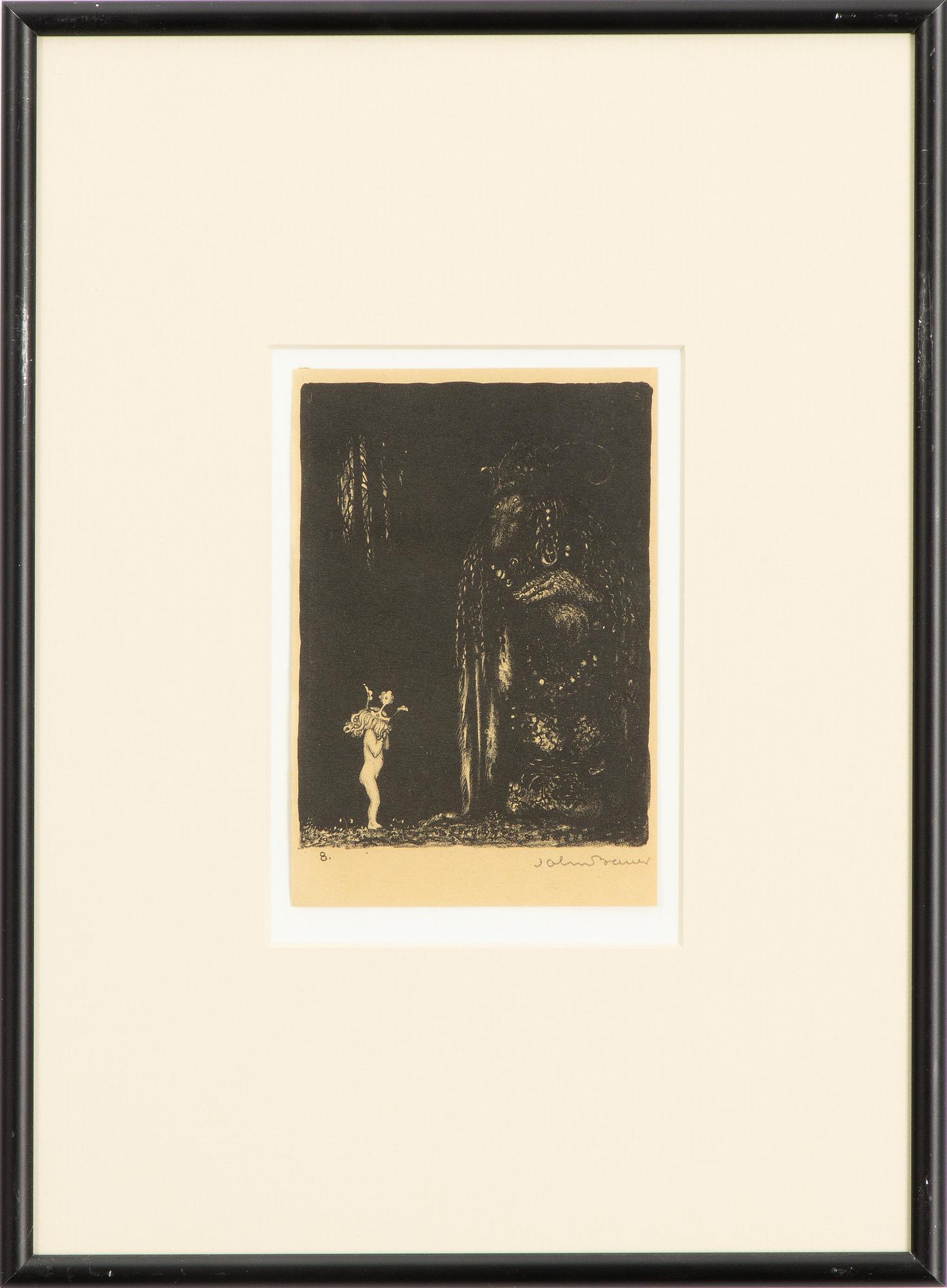 John Bauer, "En sådan eländig liten bleknos, sa Trollet".