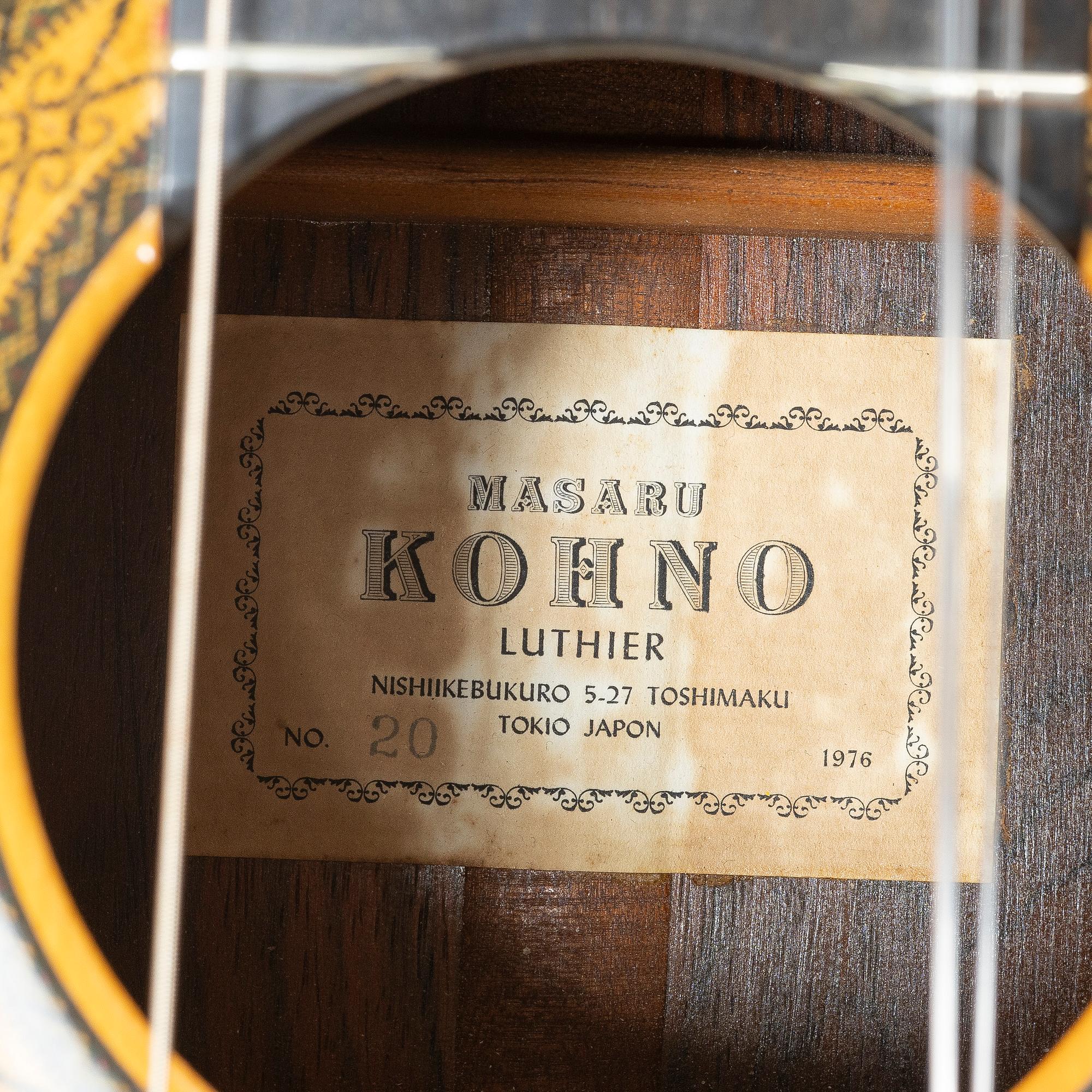 Masaru Kohno, "No 20", acoustic guitar, Japan, 1976.