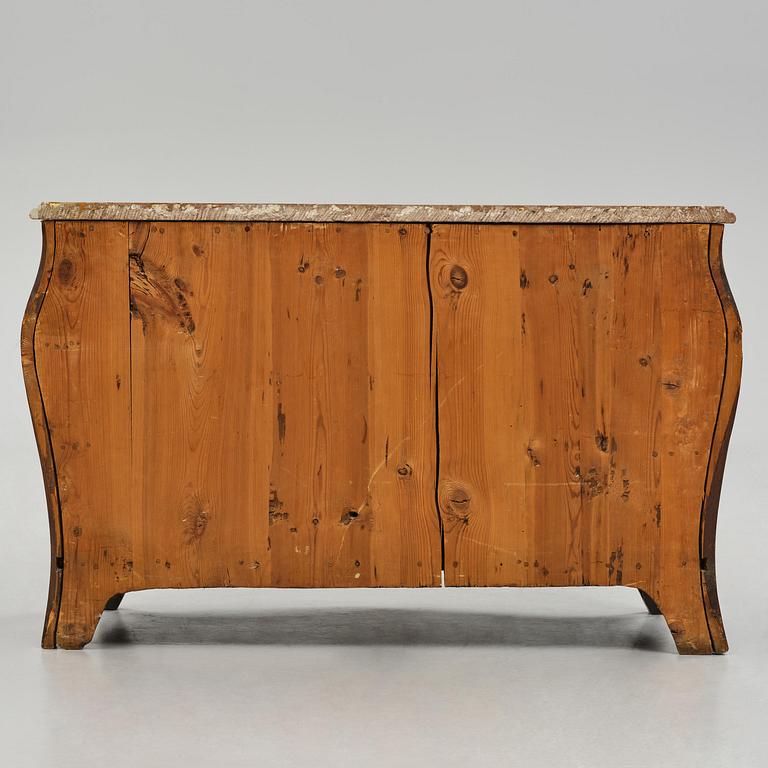 A Swedish Rococo commode attributed to P. Gyllenberg (master in Stockholm 1767-85).