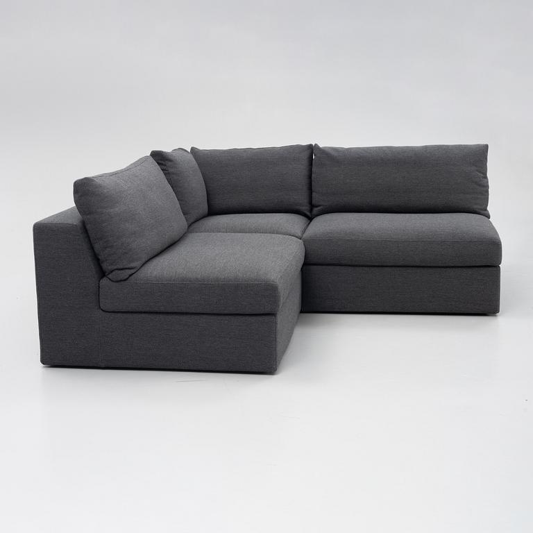 Andrea Parisio, a five piece modular sofa, 'Louis', Meridiani, Italy.