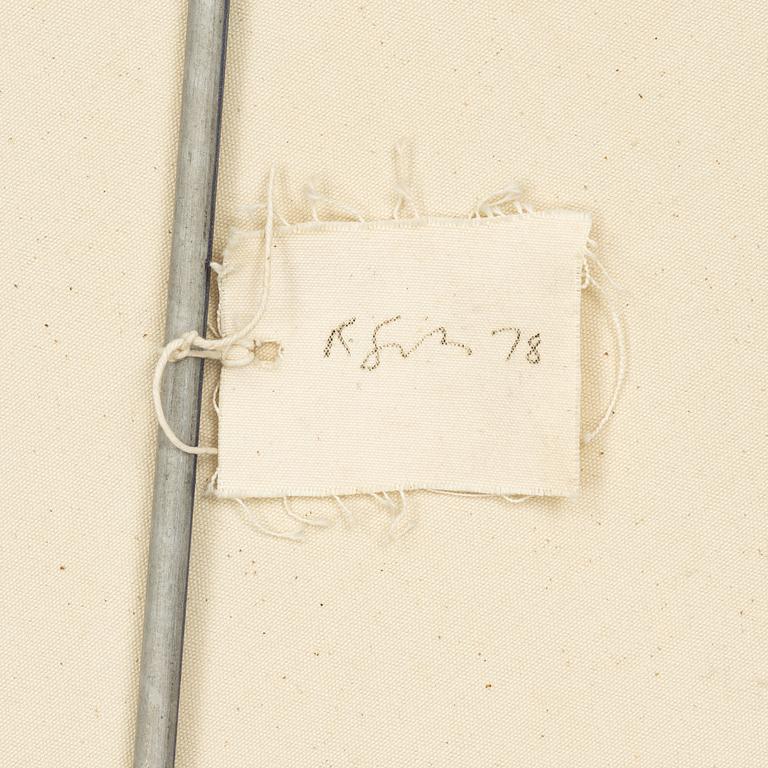 Richard Smith, oil on canvas, 7 parts, signed and dated -79 on label verso.