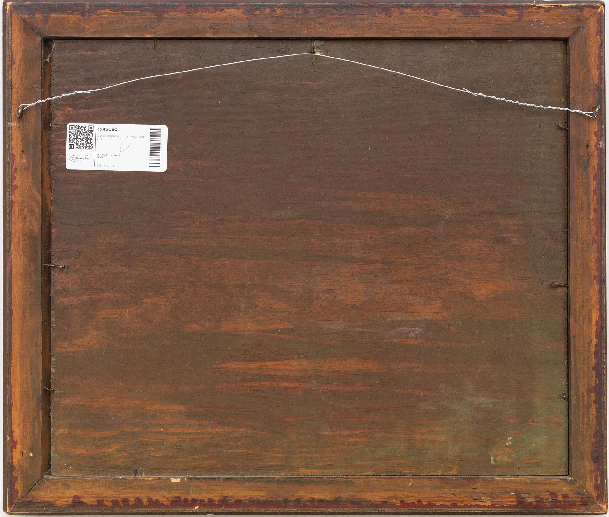 Lasse Johnson, Picking of lemons.