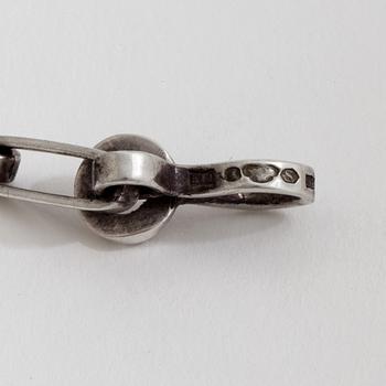 A smoky quartz necklace by Karl-Ingmar Johansson, Göteborg, 1994.