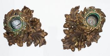 LJUSSTAKAR, ett par, 1800-talets slut.