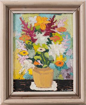 Pär Siegård, Still life with flowers.