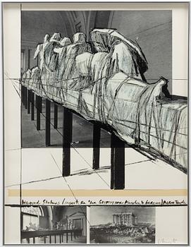 Christo Vladimirov Javacheff, "Wrapped statues, Project for Die Glyptothek, München".