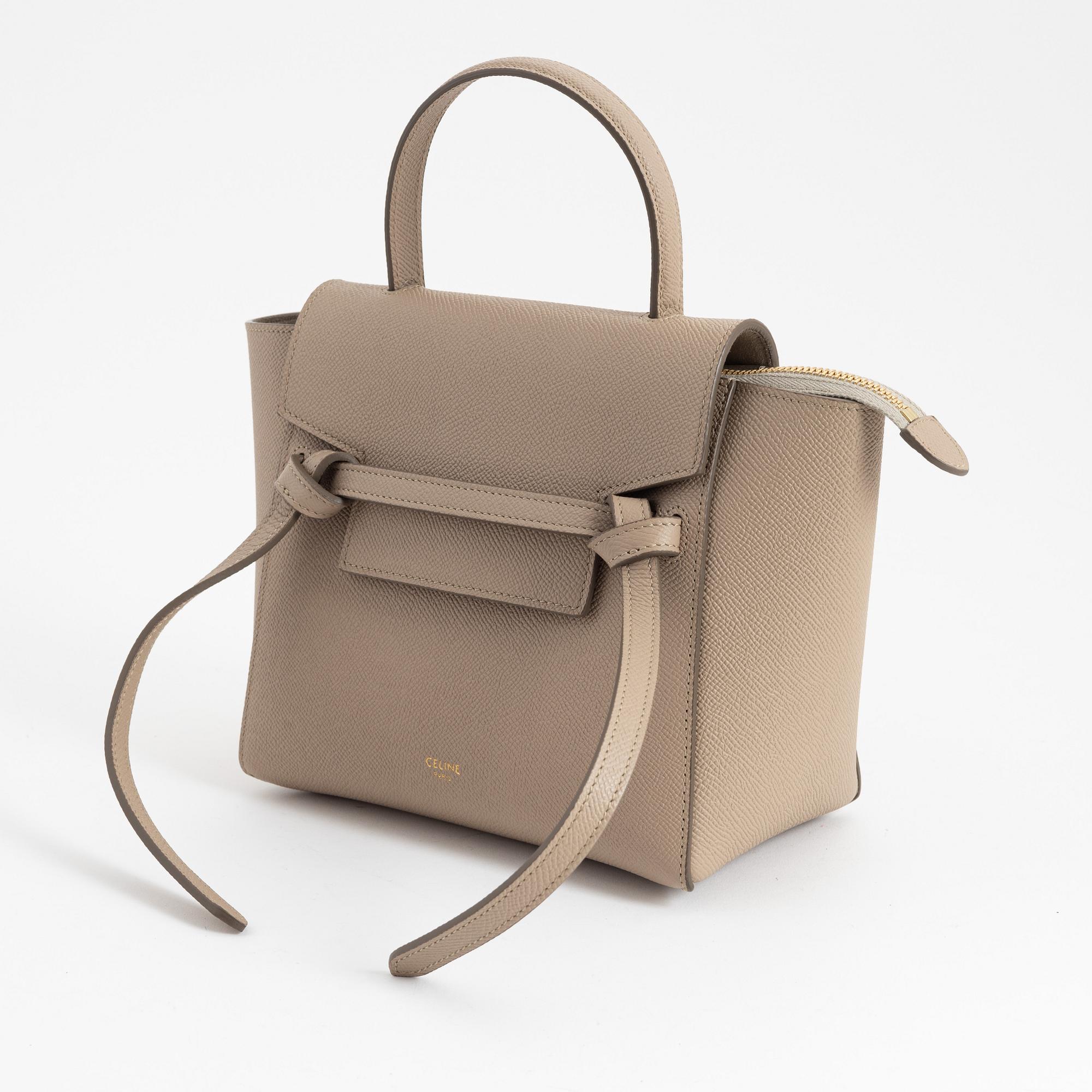 Celine nano light taupe best sale