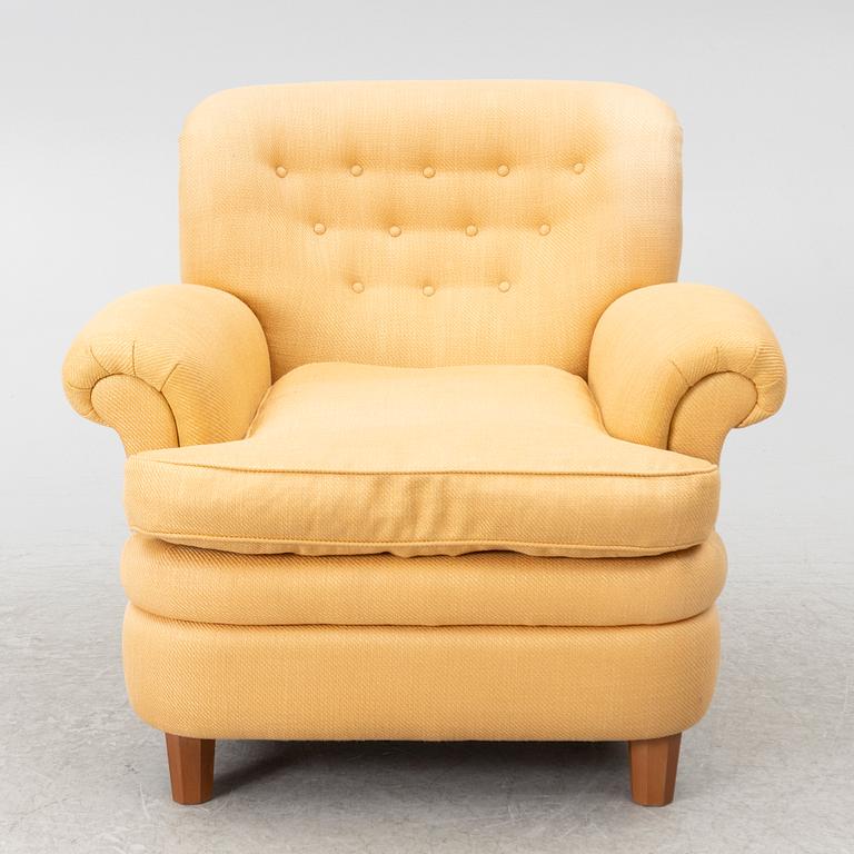 Josef Frank, fåtölj, modell 568, Firma Svenskt Tenn.
