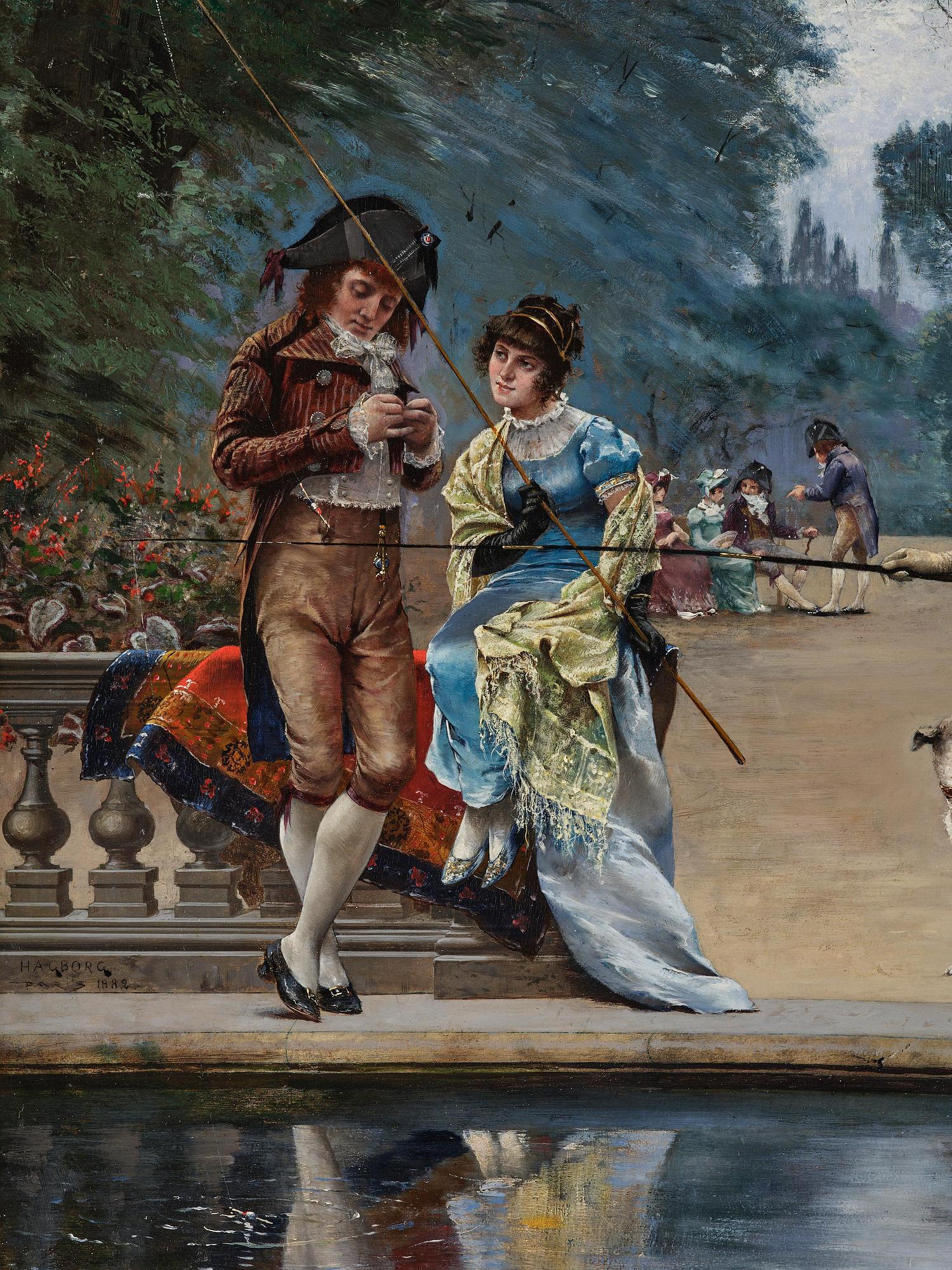 August Hagborg, In the Tuileries Garden.