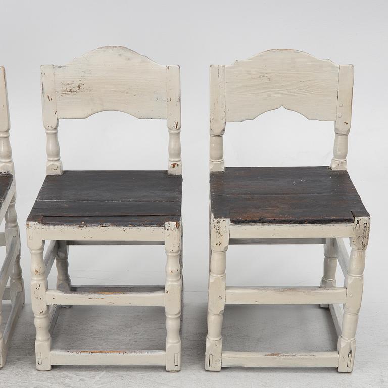 A set of four 18/19 th century chair.