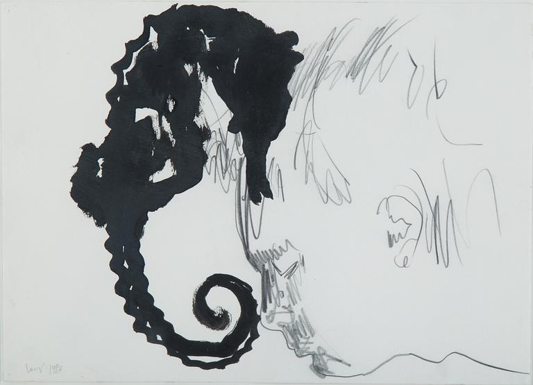 NINO LONGOBARDI, mixed media, signed and dated 1993.