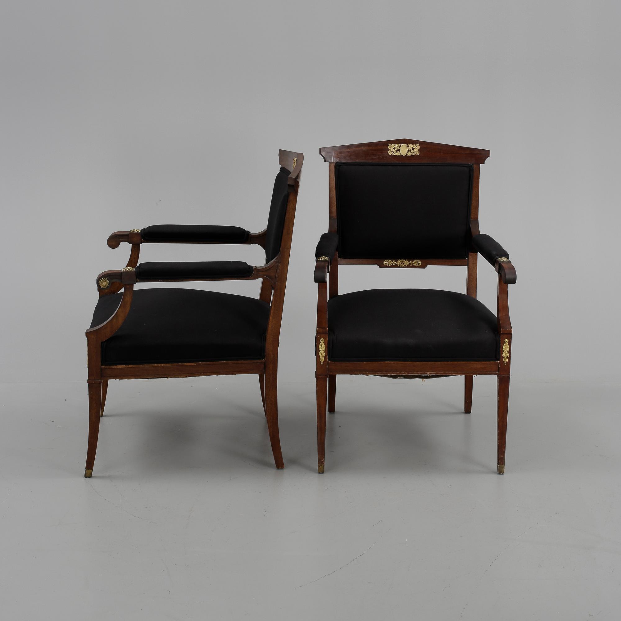 KARMSTOLAR, empirestil, 1900-talets början.