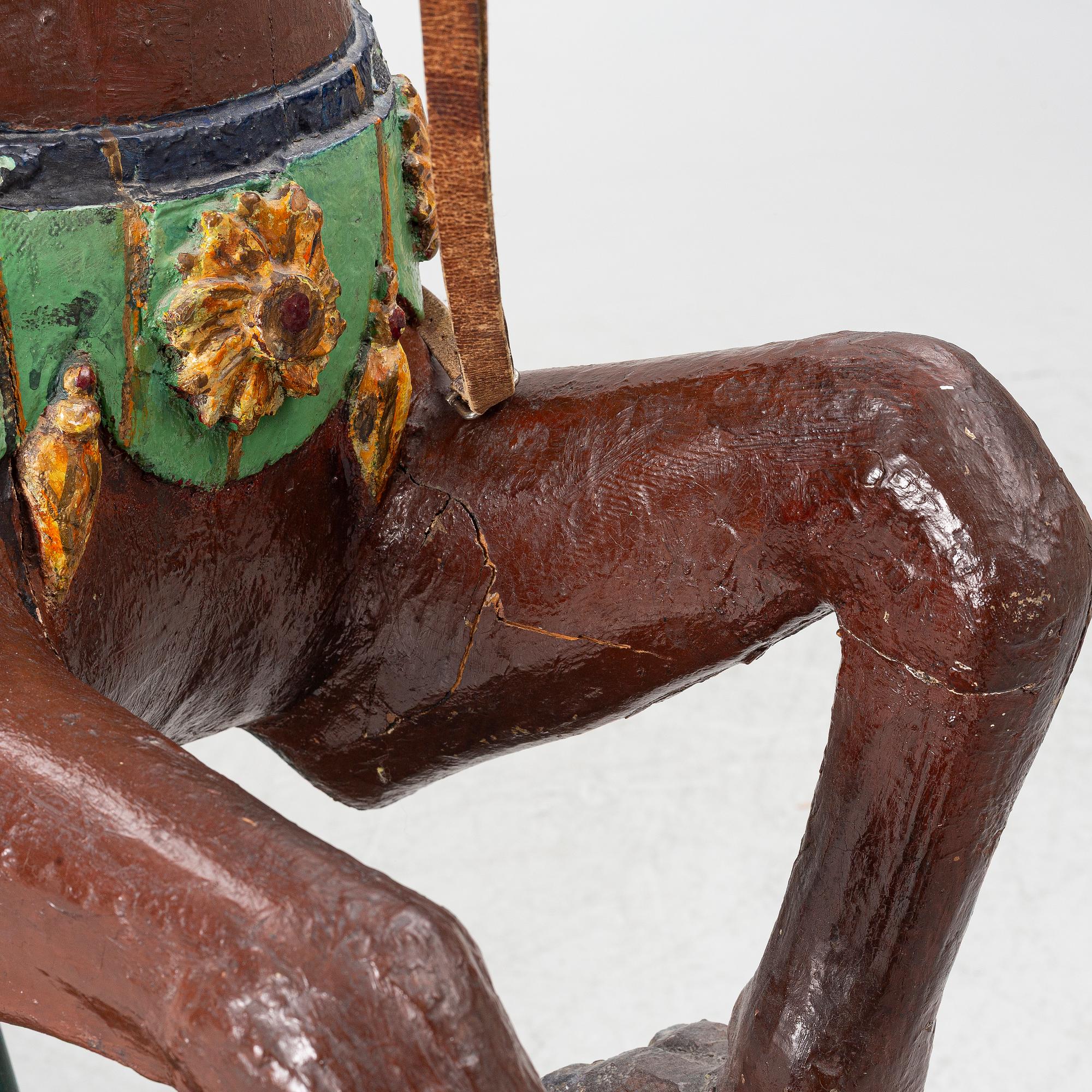 Carousel horse, France, circa 1900.