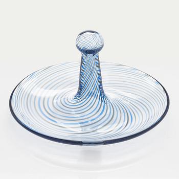 Inga Sempé, an art glass bowl 'Filigraani' series, signed INGA SEMPÉ IITTALA.