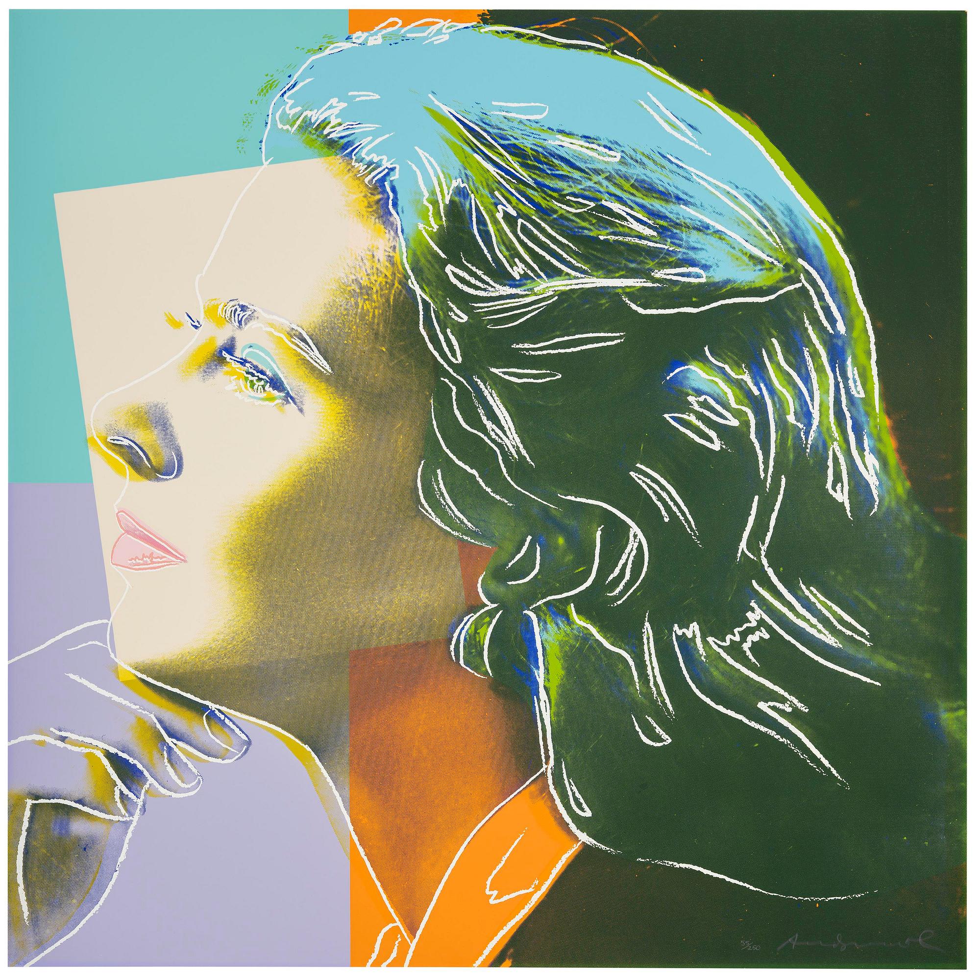 Andy Warhol, "Three portraits of Ingrid Bergman by Andy Warhol".