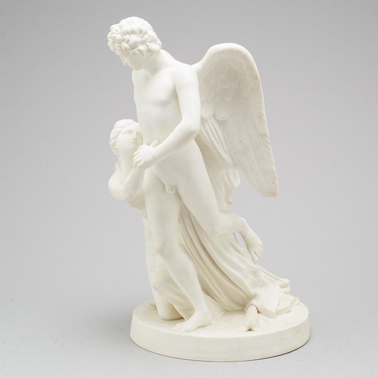 JOHAN TOBIAS SERGEL, after. A porcelain sculpture, Gustafsberg, 1890.