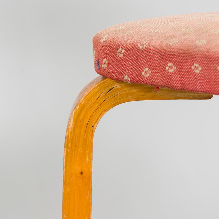 Alvar Aalto, a pair of  'A65' chairs for O.Y. Huonekalu- ja Rakennustyötehdas A.B. early 1940s.