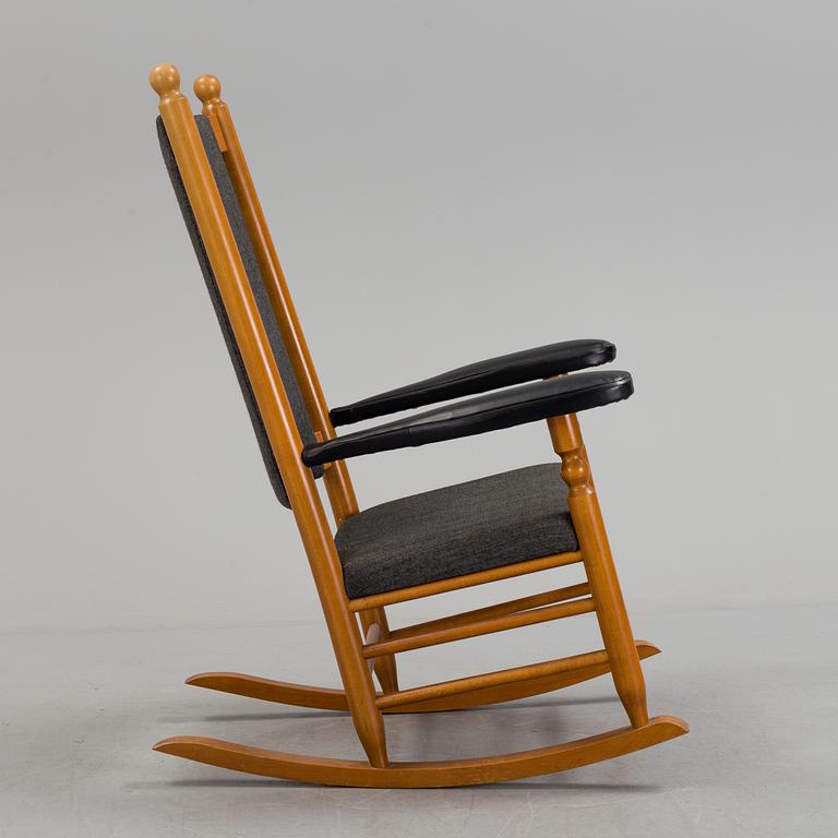 a rocking chair, Nesto stolfabrik, late 20th century.
