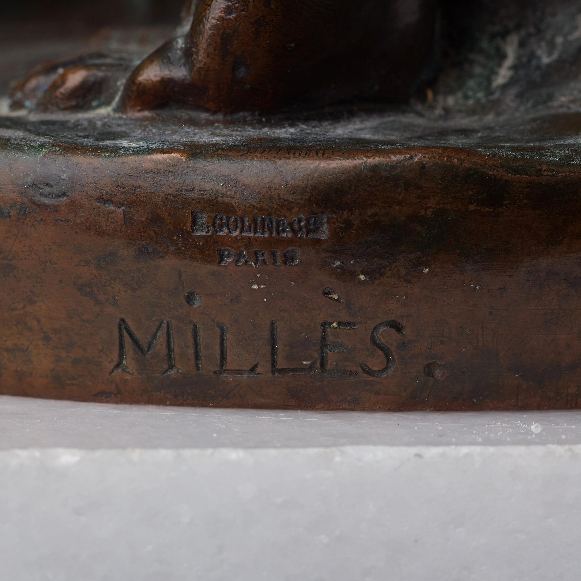 Carl Milles, "Hagar och Ismael".