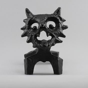 ELDHUND, gjutjärn, "Räven", Olle Hermansson, Husqvarna, 1900-talets andra hälft.