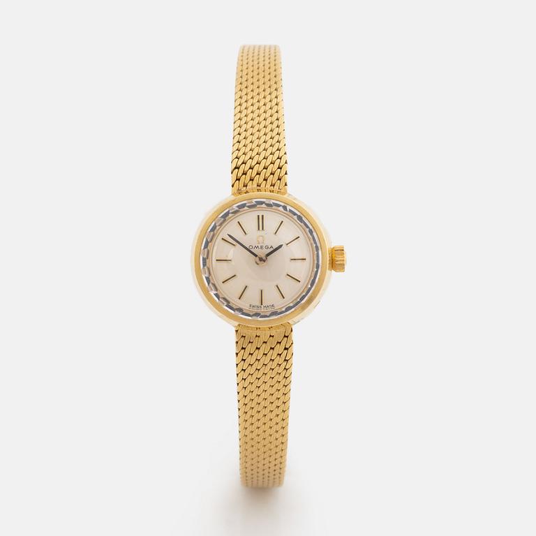 Omega, 18K gold ladies watch.