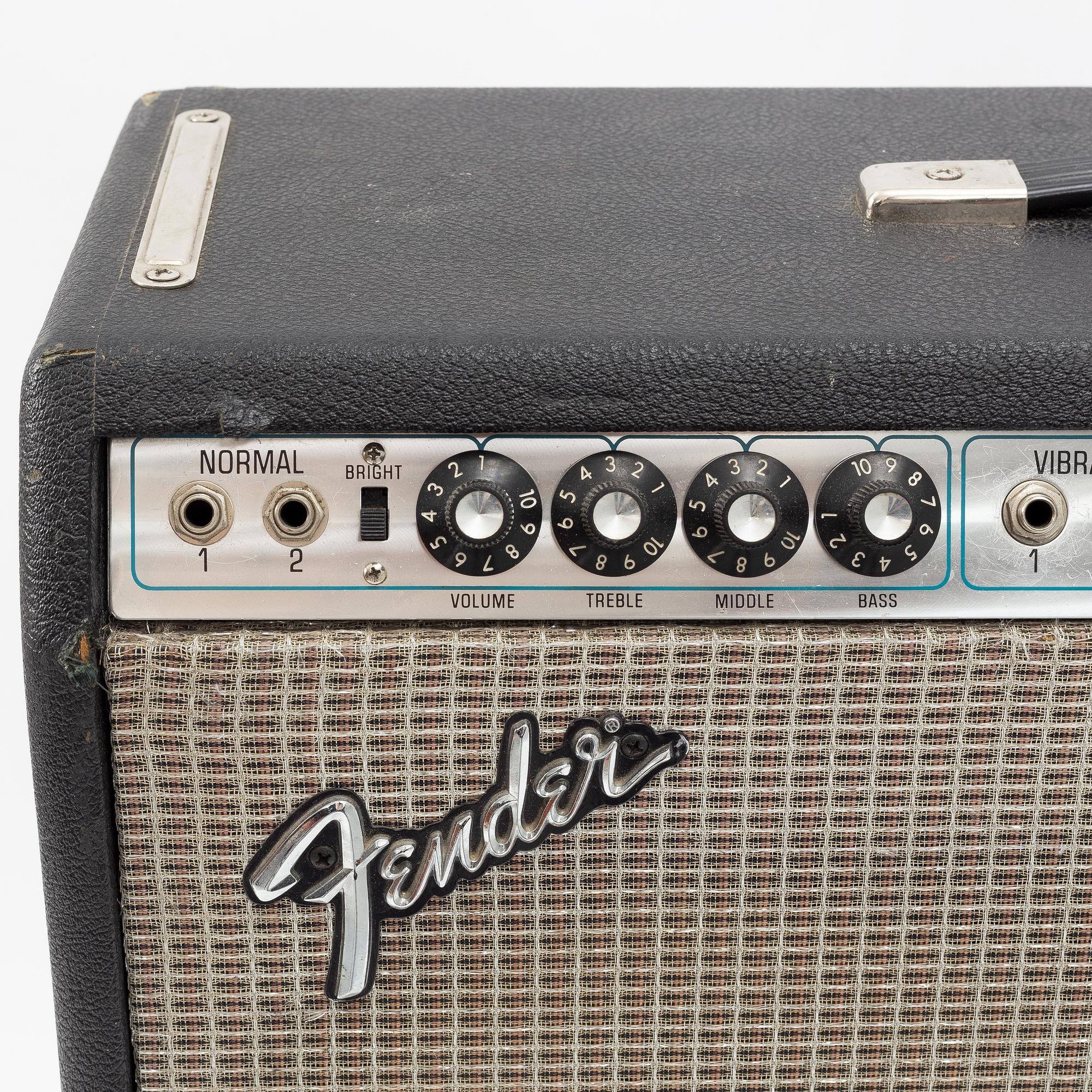 Fender, a "Quad Reverb" guitar amplifier, 1970s, USA.