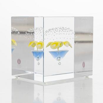 Oiva Toikka, vuosikuutio 2000, signeerattu Oiva Toikka Nuutajärvi 2000, 925/2000.