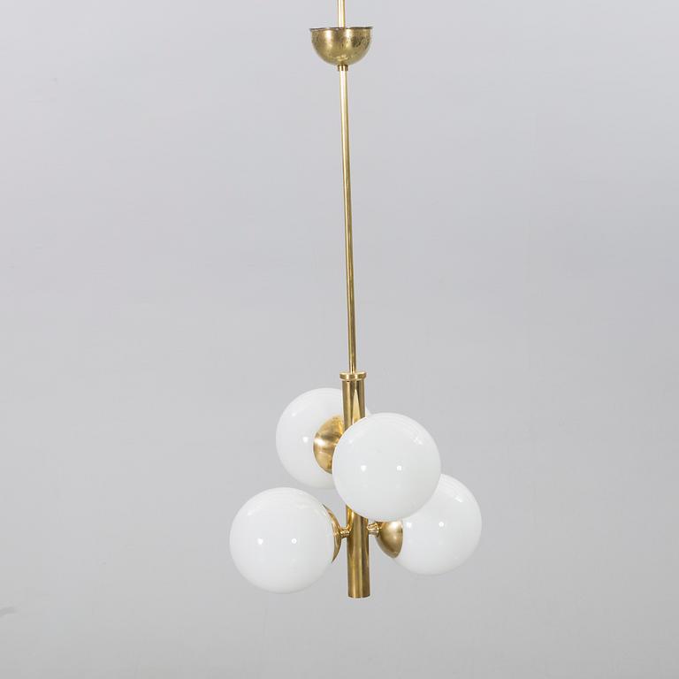 A BRASS CEILING LAMP SECOND HALF OF 20TH CENTURY,