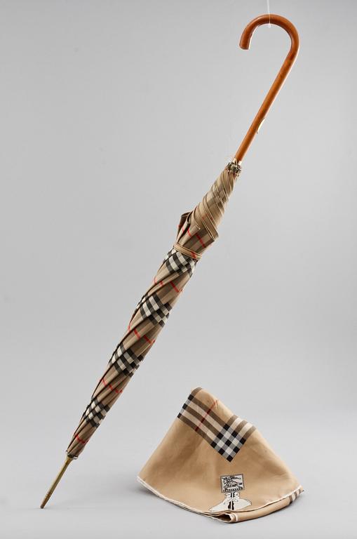 SCARF och PARAPLY, Burberry.