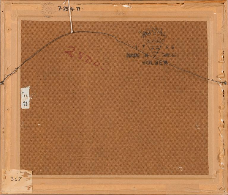 Torger Enckell, oil on board.