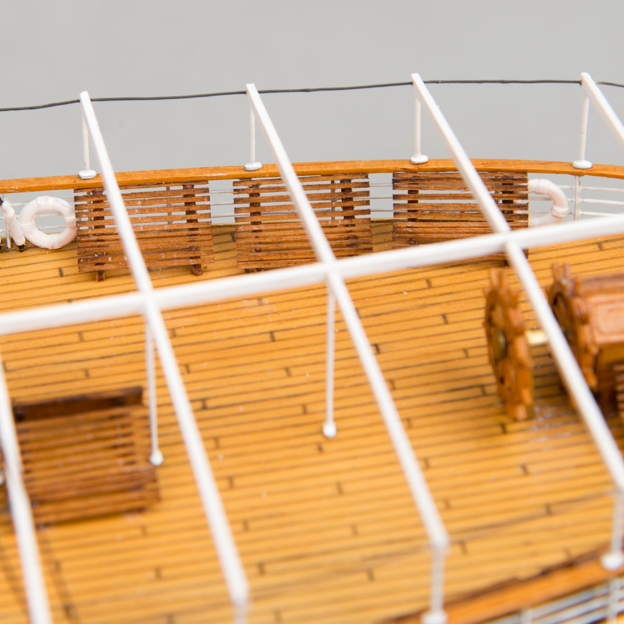 MODELLFARTYG, "Bore II", Åbo. Finland 1900-talets senare hälft.