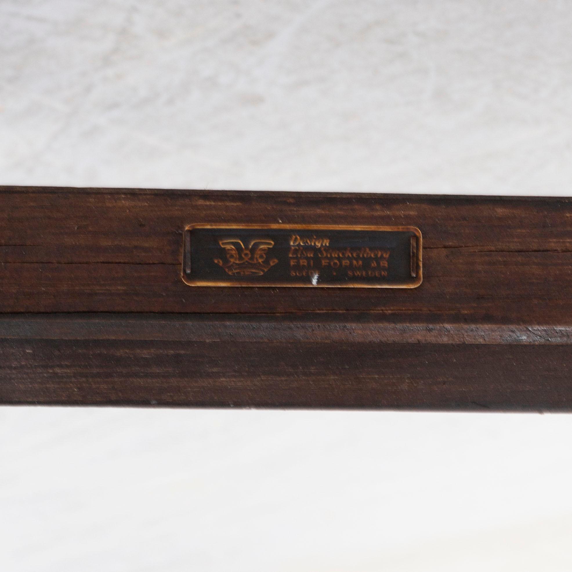 ELSA STACKELBERG, 3 st bord, 1900-talets andra hälft.