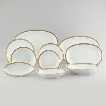 MATSERVIS, 56 delar, porslin, "Exclusiv", Rörstrand, 1950/60-tal.