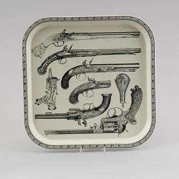 BRICKA, plåt, Piero Fornasetti Italien, 1950-tal.