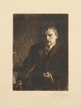 105A. Anders Zorn, "Self portrait 1904 I".