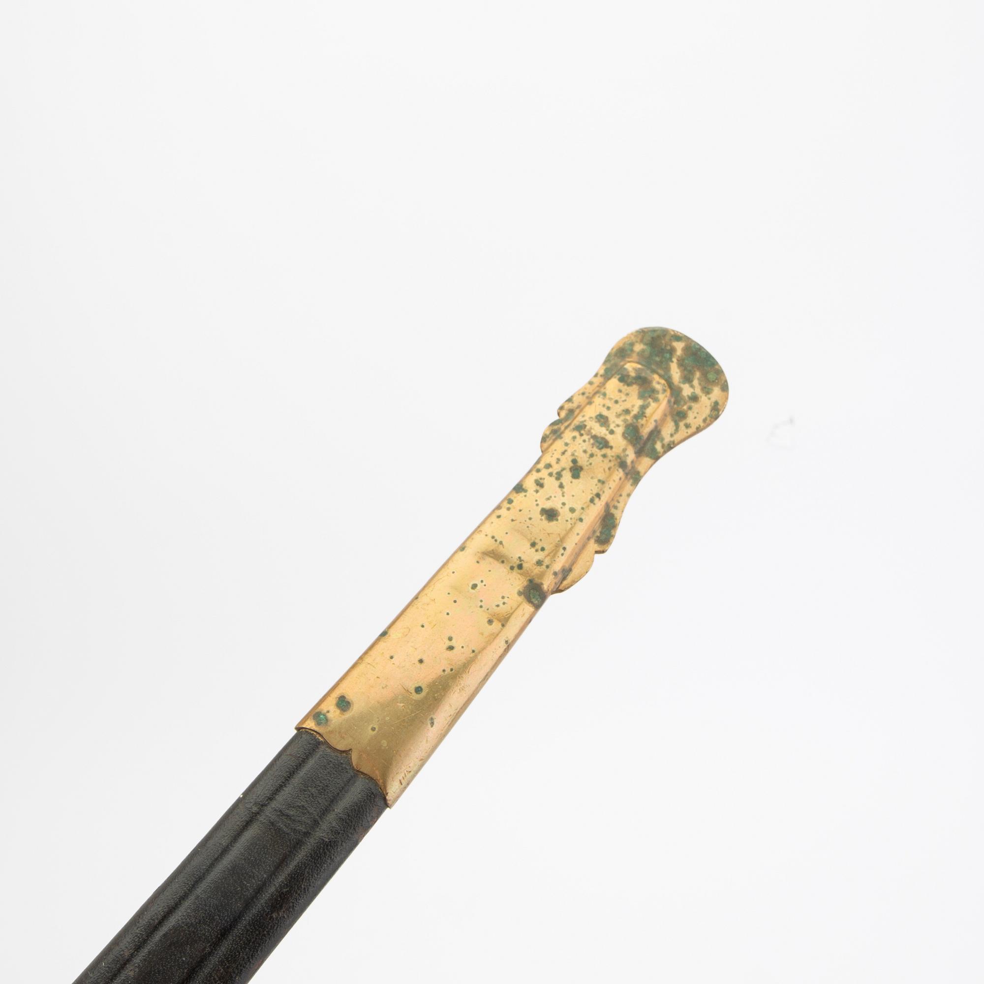 A Swedish police sword, early 20th century.