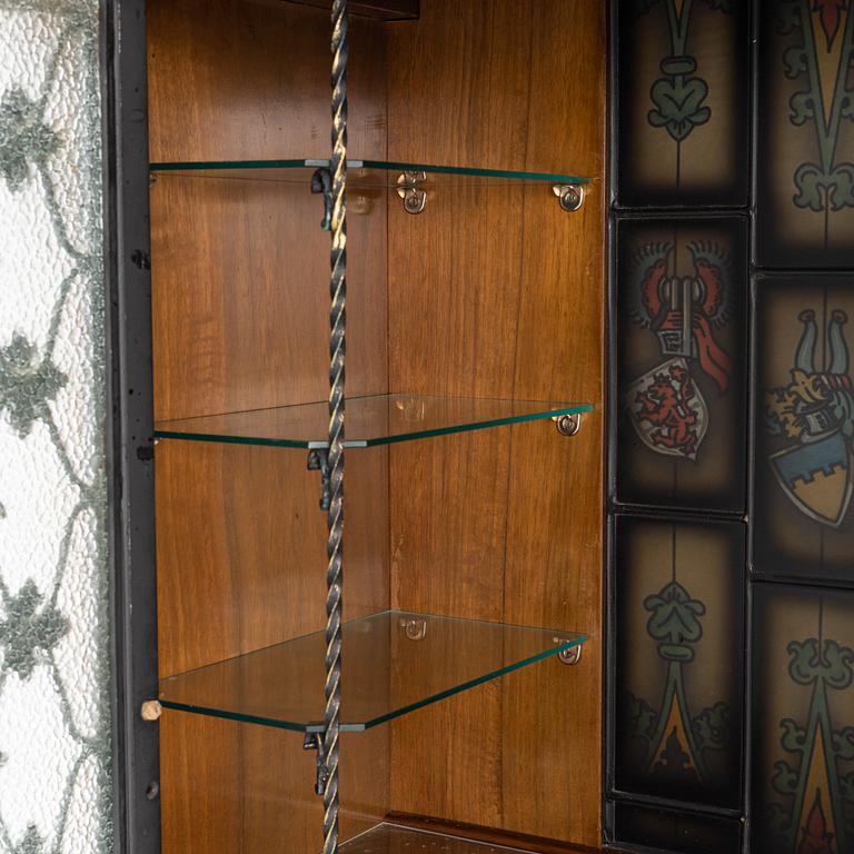 A mid 20th century bar cabinet.