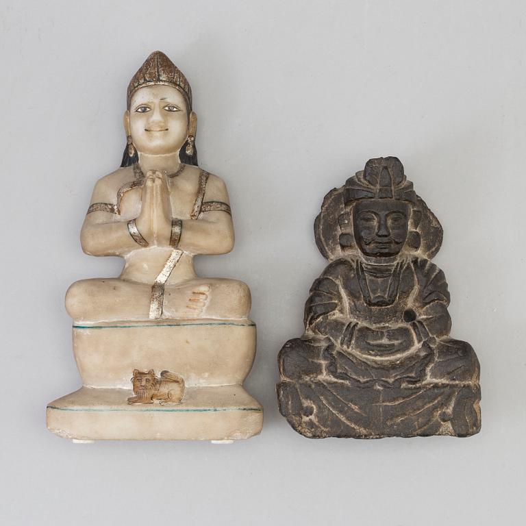 Two Indian 20th century sculptures.