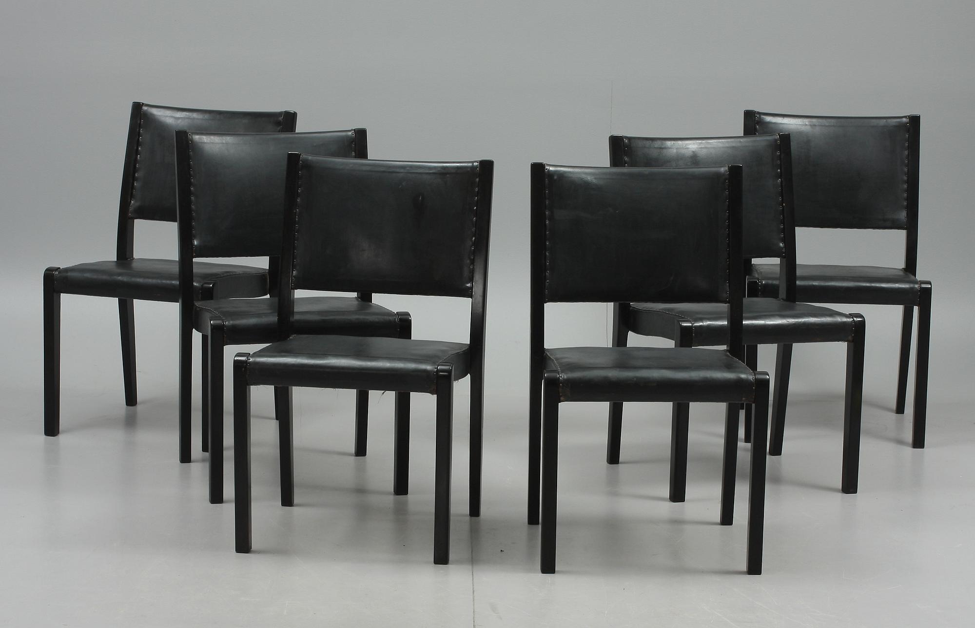 STOLAR, 6 st. G.A. Berg. Stockholm, 1900-talets första hälft.