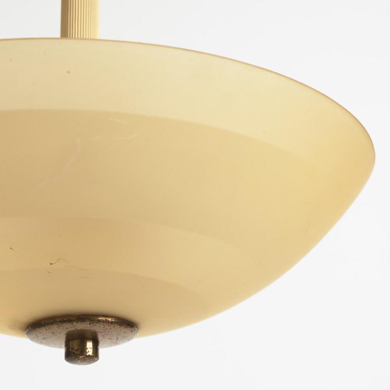 Erik Tidstrand, a model "30004" ceiling lamp, Nordiska Kompaniet, Sweden, 1930s-40s.