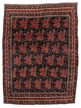 385. An antique Bidjar carpet, West Persia, c. 191 x 143 cm.