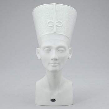 SKULPTUR, porslin, "Nefertiti", Rosenthal.