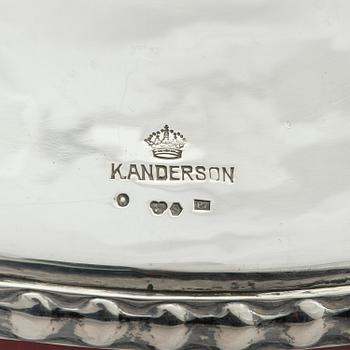 Karl Anderson, a silver table lamp, Stockholm 1917.