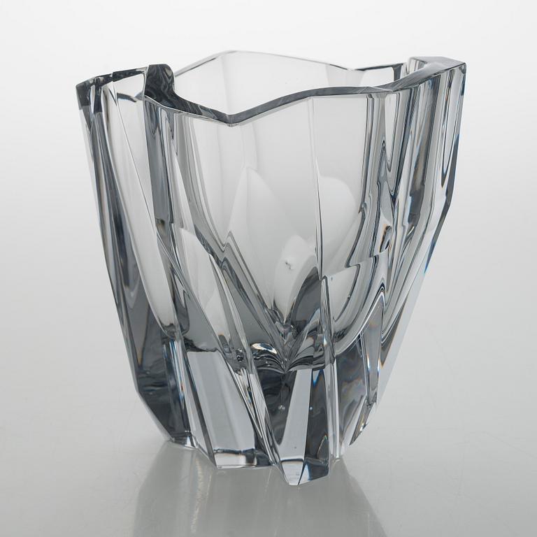 Tapio Wirkkala, maljakko, "Jäävuori", signeerattu Tapio Wirkkala Iittala -55.