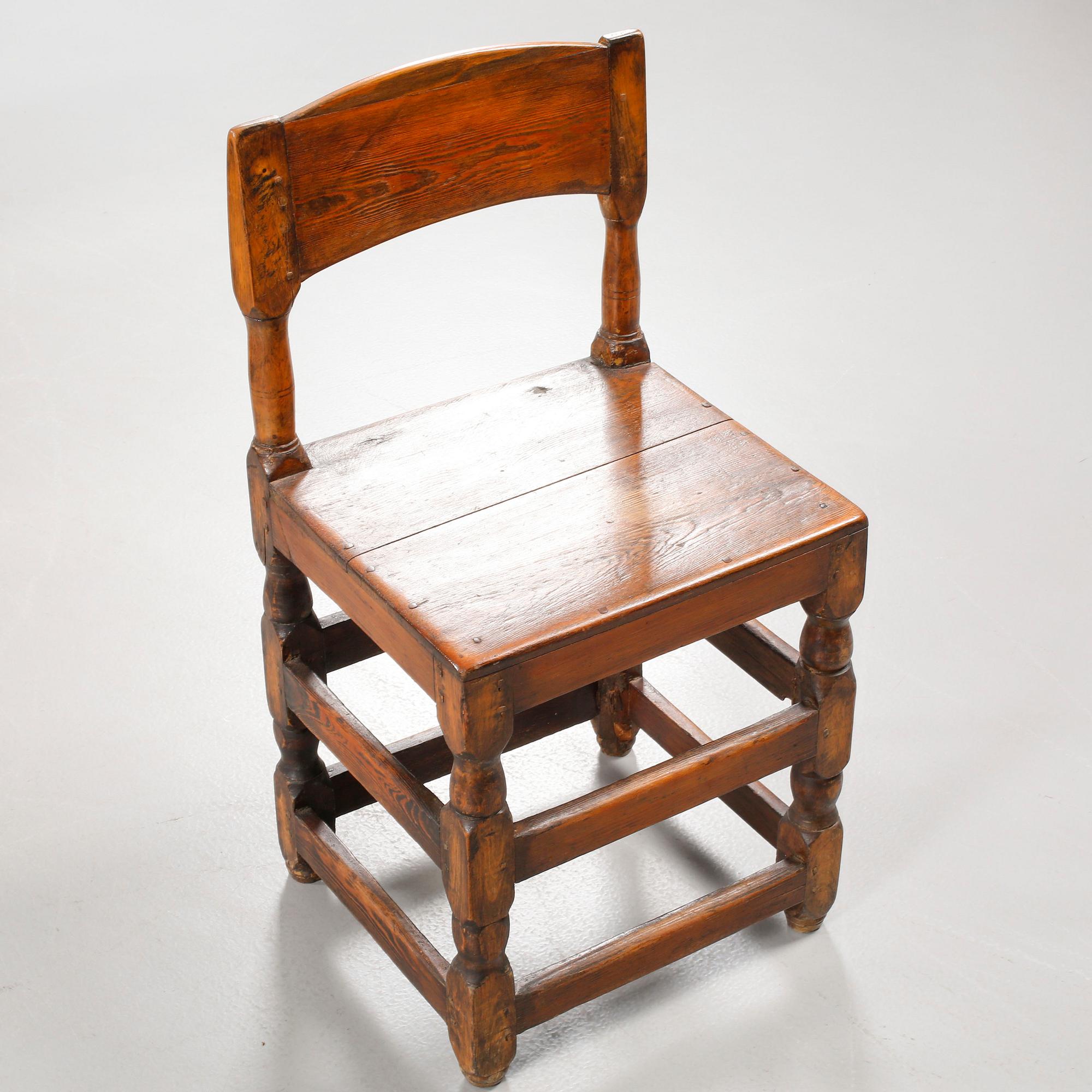 Nine chairs, 19th century.