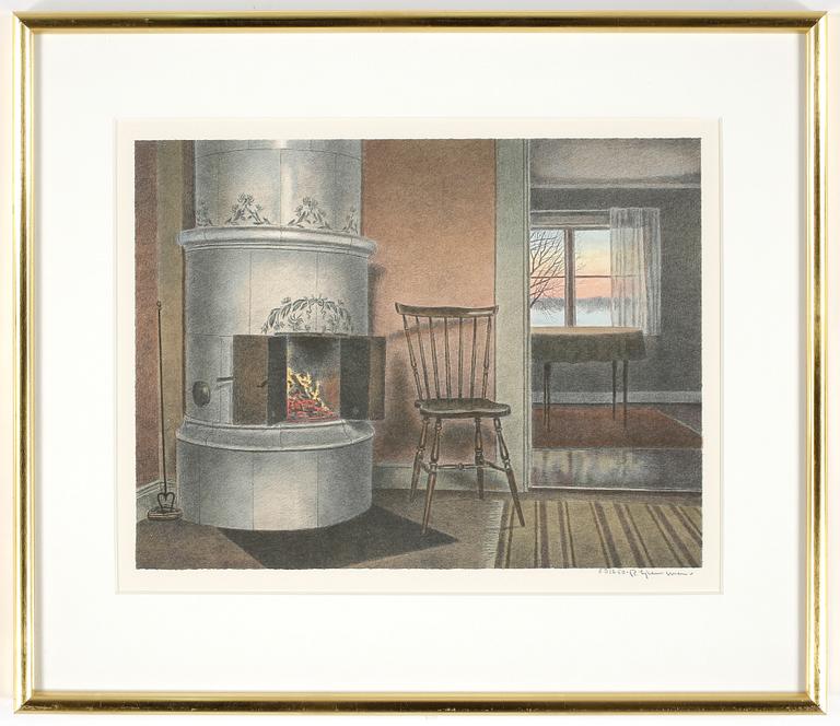 REINHOLD LJUNGGREN, färglitografi, signerad och numrerad 53/250.