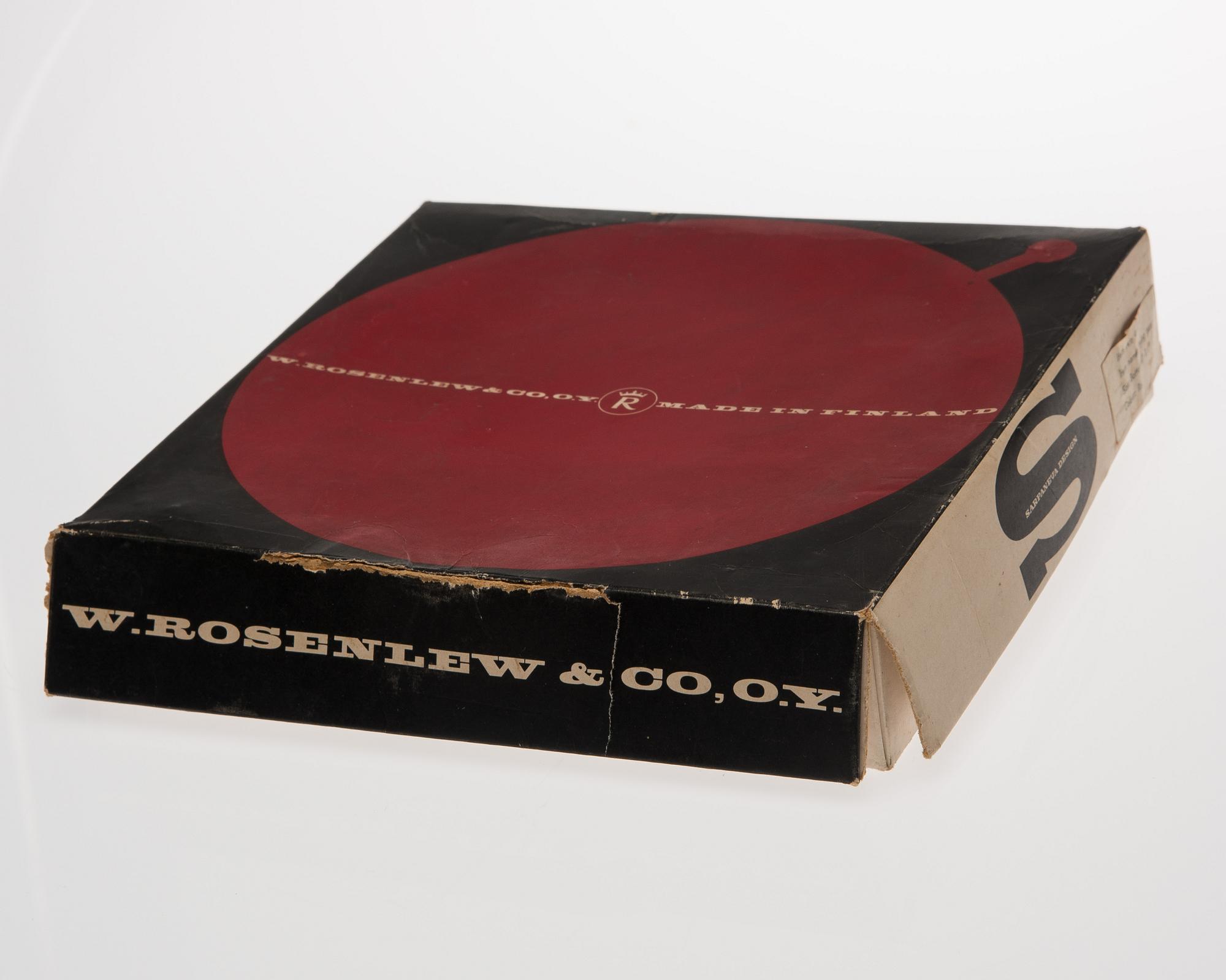 TIMO SARPANEVA, STEKPANNA. W.Rosenlev&Co, Oy. 1960-tal.